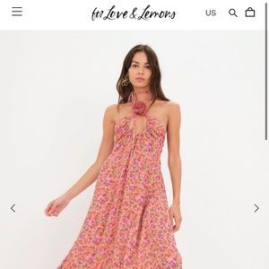 For Love and Lemons Maxi Dress- New With Tags